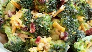 Broccoli Salad with Bacon & Cheddar Recipe